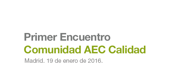 I Encuentro Comunidad AEC Calidad