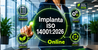 Implantación de Sistemas de Gestión Ambiental ISO 14001:2026 | ONLINE Implantación de Sistemas de Gestión Ambiental ISO 14001:2026 | ONLINE