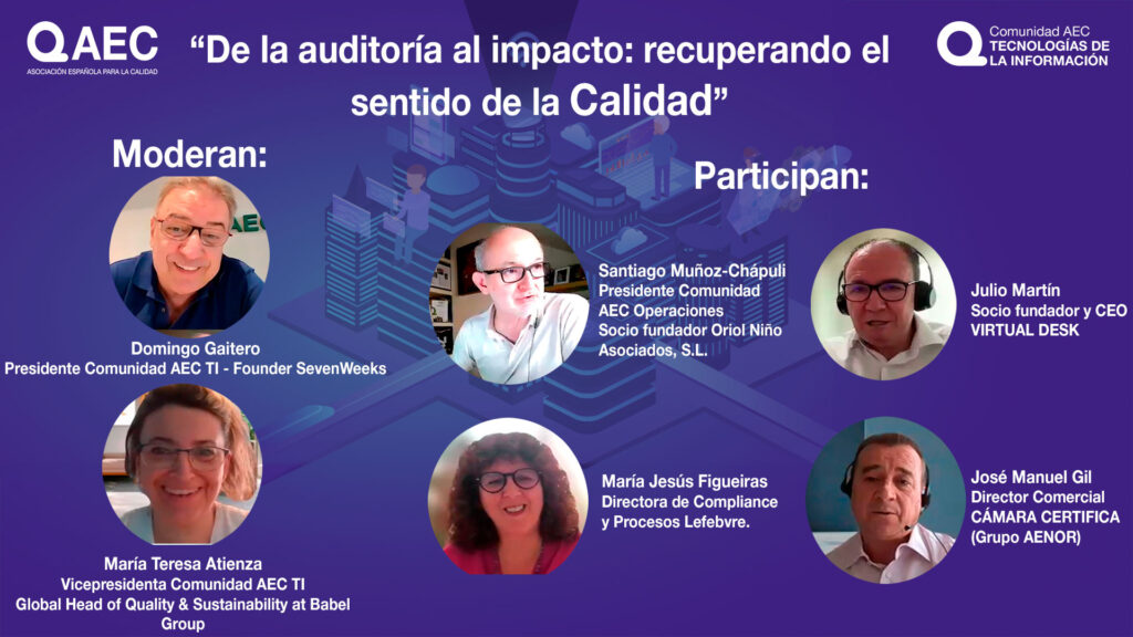El debate que analiza el valor actual de las auditorias, a pesar de aspectos negativo de la situación actual, propone su utilidad como motor de mejora, destaca el rol del auditor y plantea la IA como aliada en calidad empresarial.