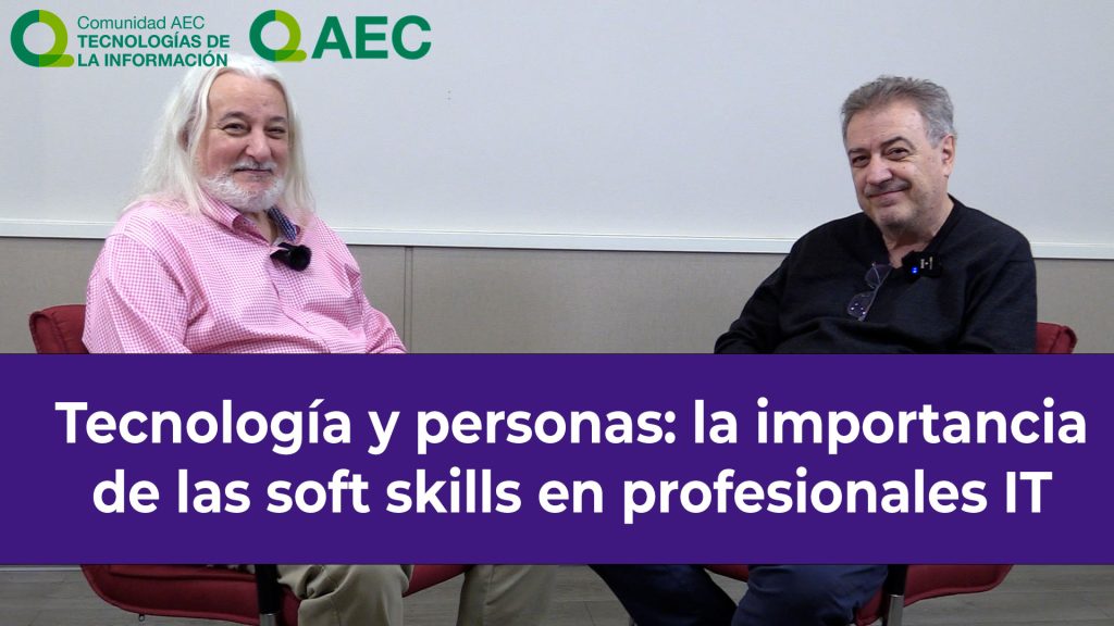 Entrevista en la comunidad AEC TI sobre habilidades blandas en IT: Antonio Domingo aborda PNL, emociones, comunicación y desarrollo personal en entornos tecnológicos.