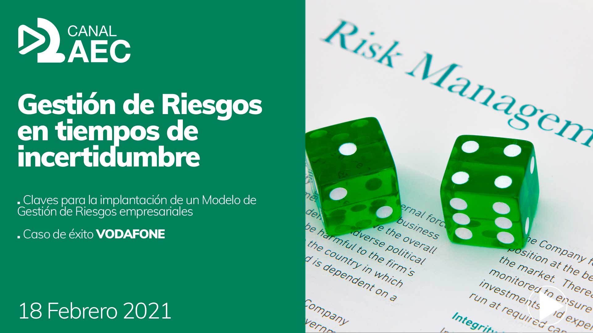 Gestión de Riesgos en tiempos de incertidumbre