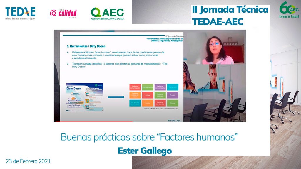 Buenas prácticas sobre “Factores humanos”