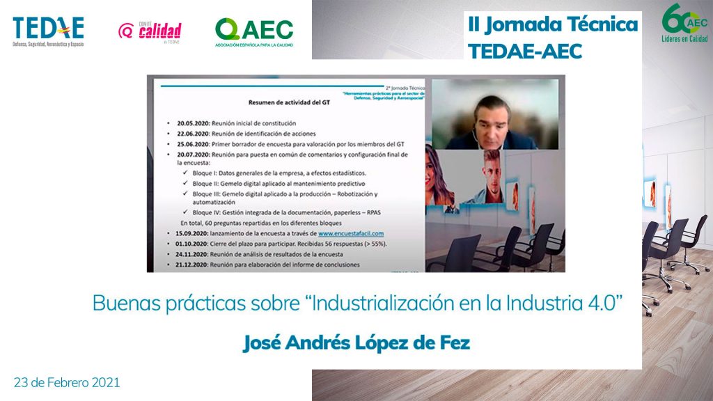 Buenas prácticas sobre “Industrialización en la Industria 4.0”