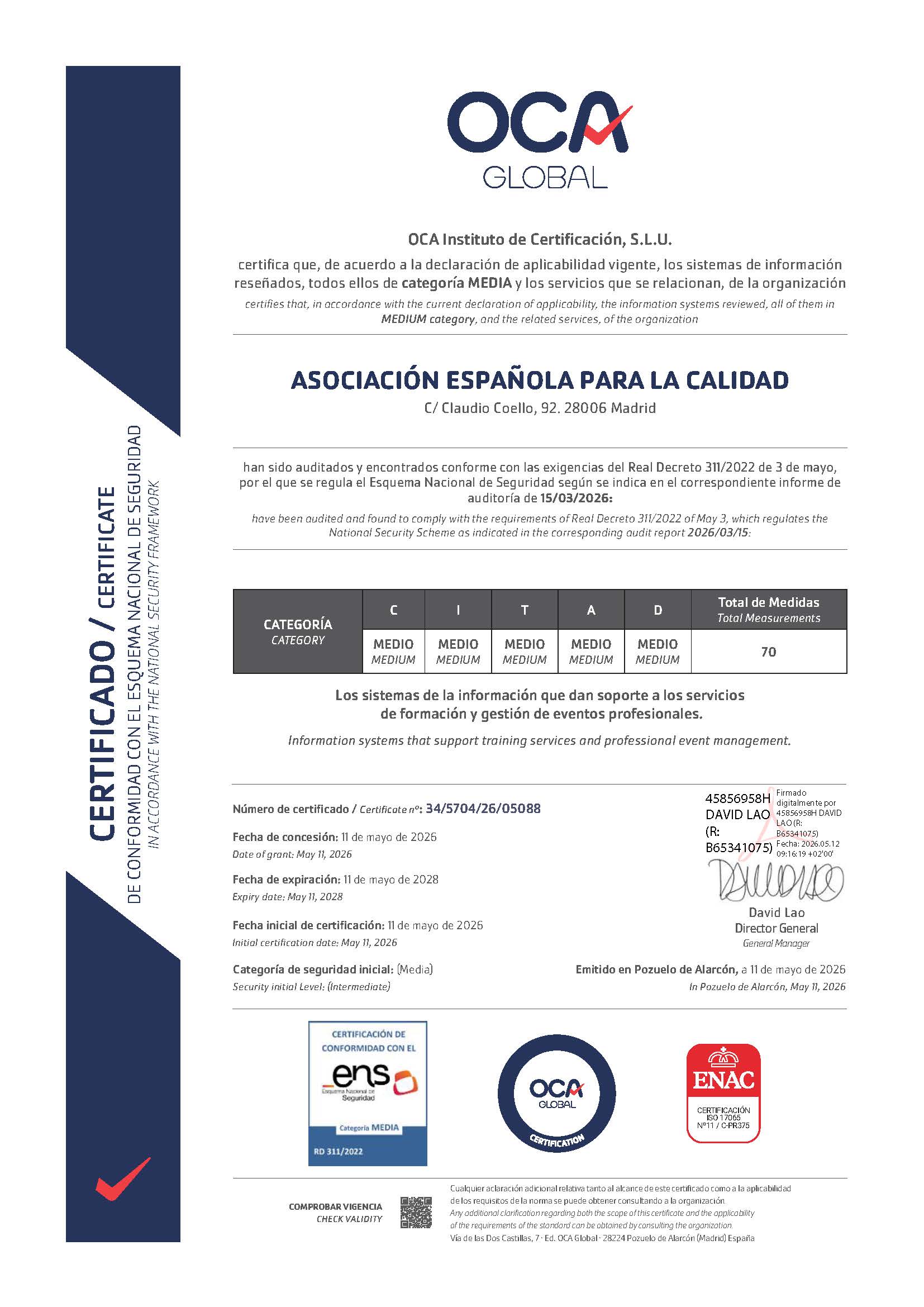 Certificado-ENS-34_5704_26_05088_ASOCIACIÓN ESPAÑOLA PARA LA CALIDAD_CAST-ENG Certificado ENS nivel medio