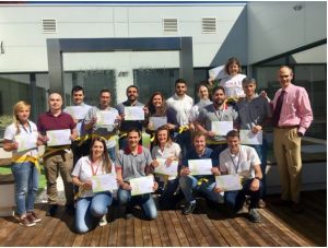 Imposición de cinturones y certificación Yellow Belt