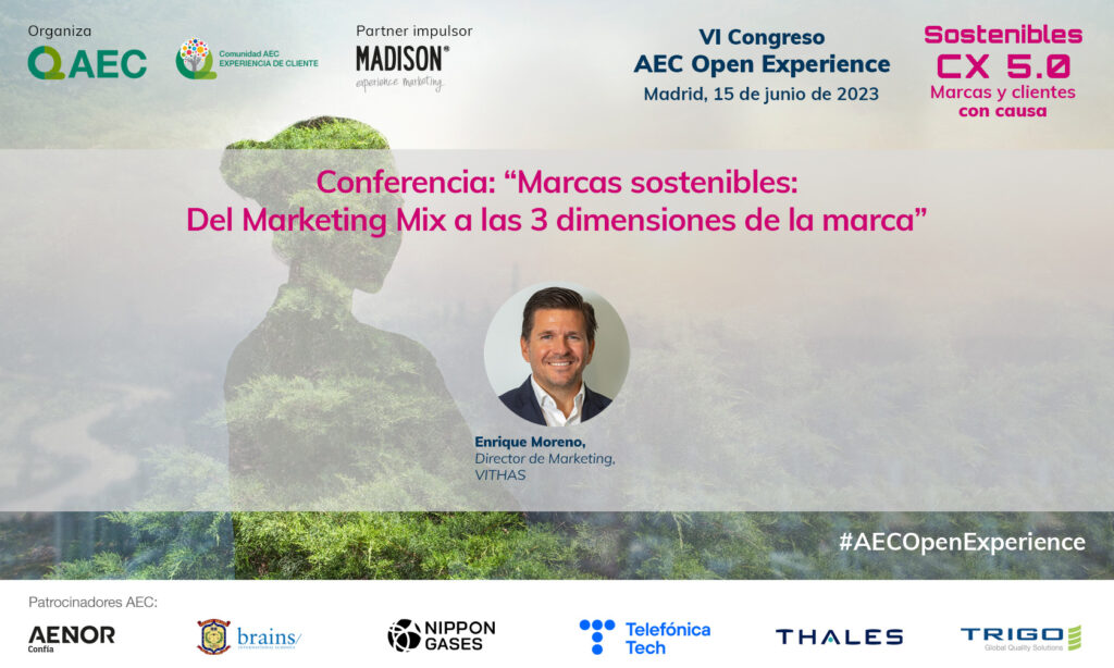 Conferencia «Marcas sostenibles: Del Marketing Mix a las 3 dimensiones de la marca»