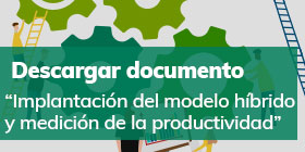 Documento proceso de implantación de los modelos híbridos de trabajo CD AEC Calidad