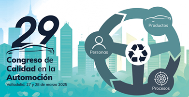 En el 29º Congreso de Calidad en la Automoción contaremos con un atractivo programa de contenidos, que gira en torno al triángulo (P3) formado por las personas, los procesos y los productos. los celebramos el 27 y 28 de marzo de 2025 en Valladolid