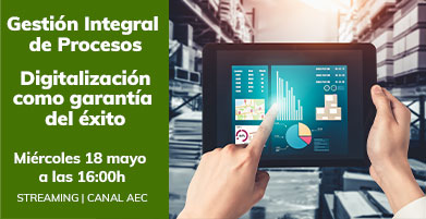 La AEC y Bluekango, partner impulsor de la Comunidad de Calidad, celebraron el pasado 18 de mayo esta sesión online para poner de relieve que la digitalización es una clave para garantizar el éxito de la gestión integral de procesos, asegurando así la calidad de sus productos y servicios.